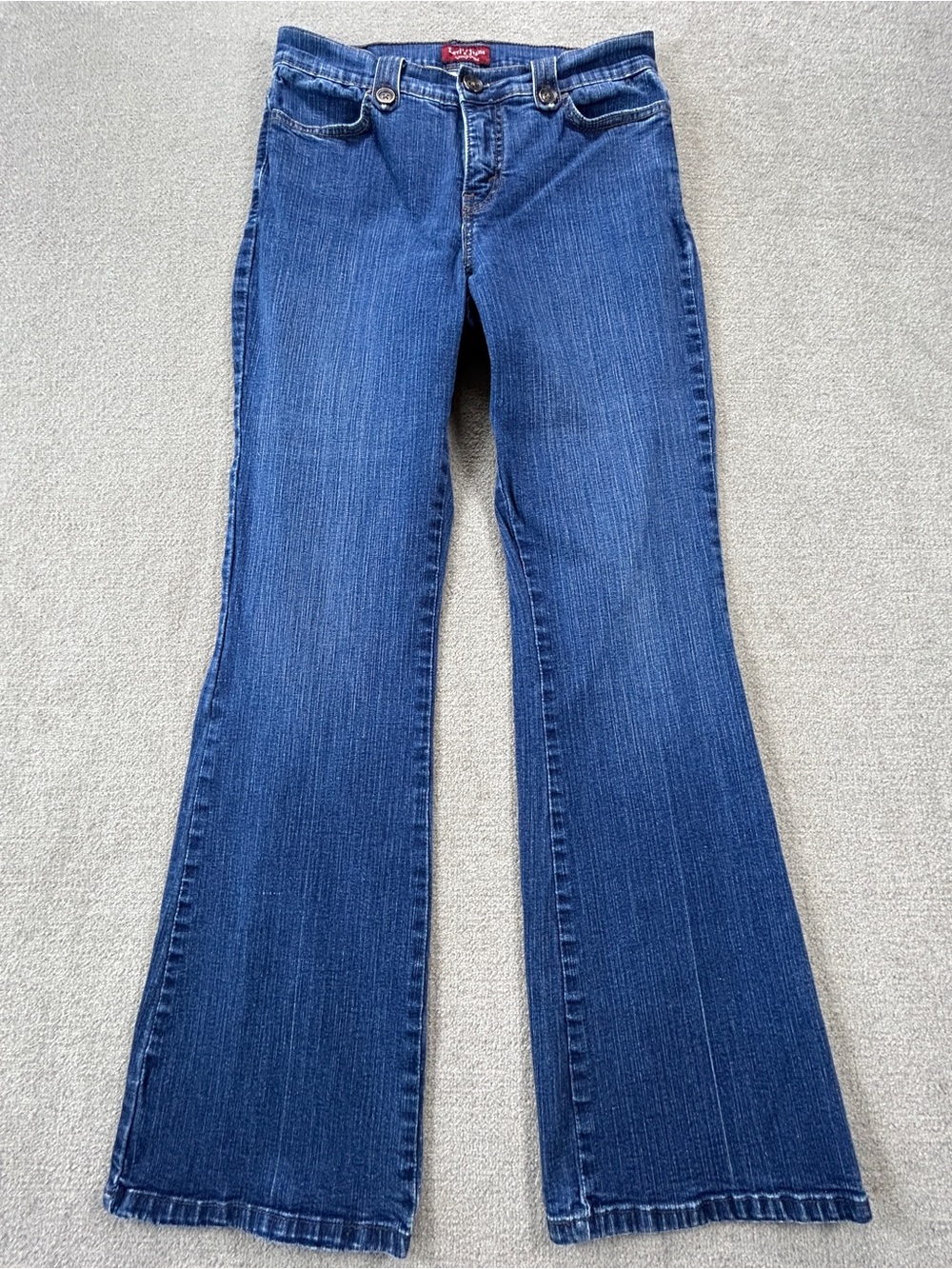 Levis Perfectly Slimming Womens Bootcut Flare Jeans Blue Y2K Size 8 Medium